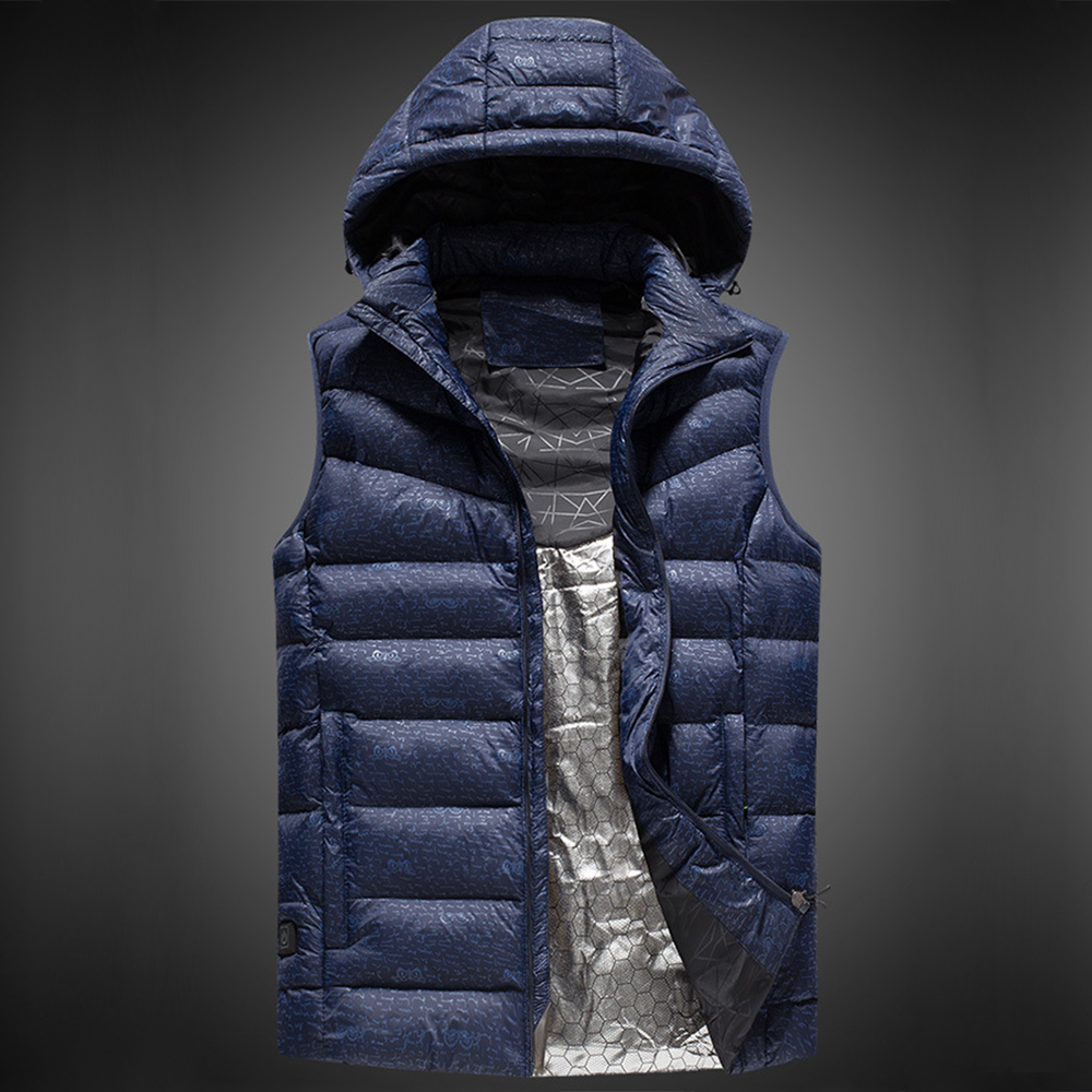 Digital heating padded vest men - IFIT SPORTSWEAR