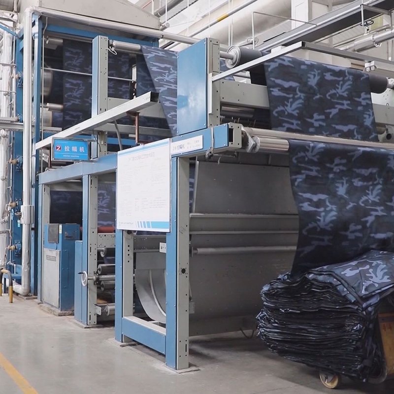 active dyeing and allover print plant